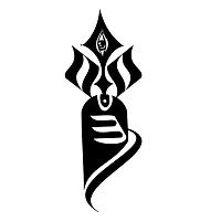 Shiv with Om Waterproof Men and Women Temporary Body Tattoo-thumb1