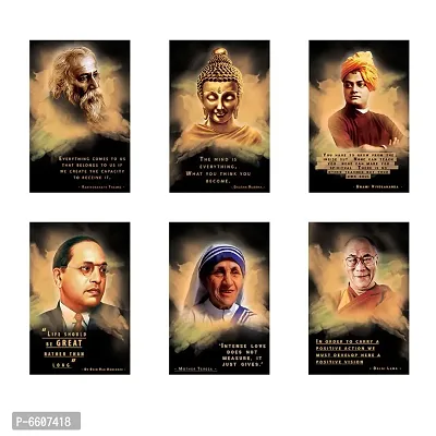 Voorkoms Rabindranath Tagore Gautam Buddha Dr Bhim Rao Ambedkar Mother Teresa Dalai Lama Vivekanand Motivati-thumb0