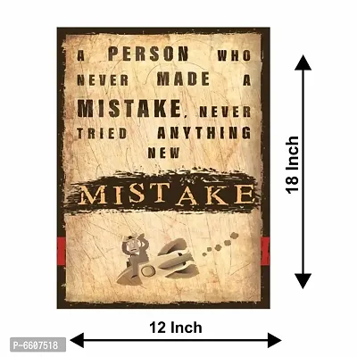 Voorkoms Motivational Quote Poster Combo of Try Mistake Failure Believe Reward Success Set-6 Pack For Living Room Home Deacute;cor-thumb3