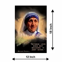 Voorkoms Mother Teresa Poster with SunboardQuotes Laminated Synthetic Multi 12x18 Inch Home Deacute;cor-thumb2