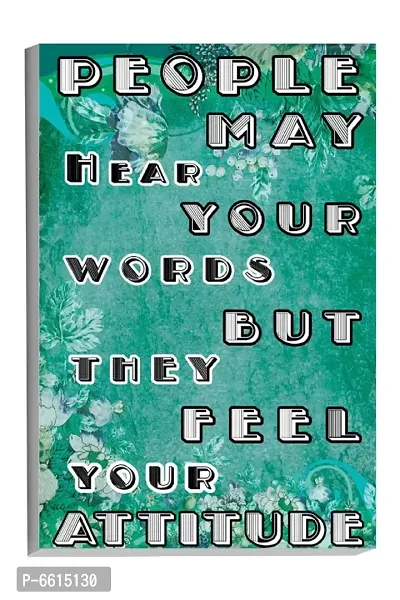Voorkoms Quotes Poster Sunboard d Motivational People May Hero Your Words Laminated Multi 12x18 Inch Home Deacute;cor