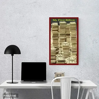 Voorkoms My First Billion Dollar Motivational Quotes Home Decor Living Room Office-thumb2