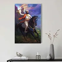 Voorkoms Chhatrapati Shivaji Maharaj Sunboard Hindu Marathi Maharashtra Creative Colorful Poster For Living Room Home-thumb2