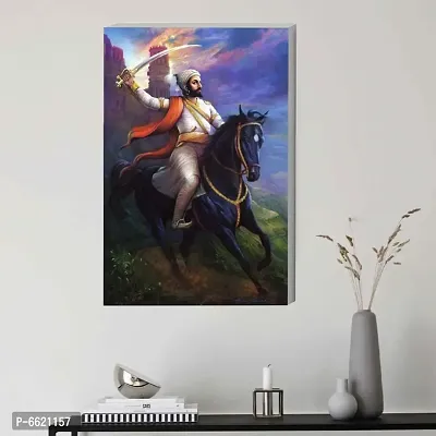 Voorkoms Chhatrapati Shivaji Maharaj Sunboard Hindu Marathi Maharashtra Creative Colorful Poster For Living Room Home-thumb3