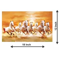 Voorkoms Seven Running Horse Sunboard Large Paper with Laminated Poster For Living Room Home Deacute;cor-thumb1