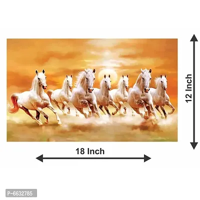 Voorkoms Seven Running Horse Sunboard Large Paper with Laminated Poster For Living Room Home Deacute;cor-thumb2