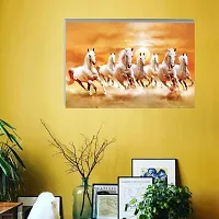 Voorkoms Seven Running Horse Sunboard Large Paper with Laminated Poster For Living Room Home Deacute;cor-thumb2