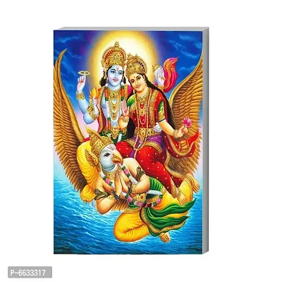 Voorkoms Lord Maha Vishnu Srinivasa Bhagwan Sunboard Narayana Lakshmi Laxmi Garuda Puranam Poster For Living Room Home Deacute;cor