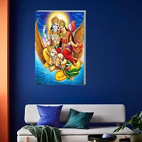 Voorkoms Lord Maha Vishnu Srinivasa Bhagwan Sunboard Narayana Lakshmi Laxmi Garuda Puranam Poster For Living Room Home Deacute;cor-thumb1