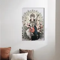Voorkoms Sarswati Mata Ji Gods Sunboard For Home Decor Wall Poster Living Room Office-thumb2