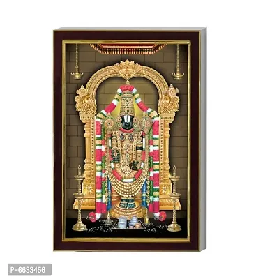 Voorkoms Tirupati Balaji Modern Rangoli God Sunboard Temple Home Decor-thumb0