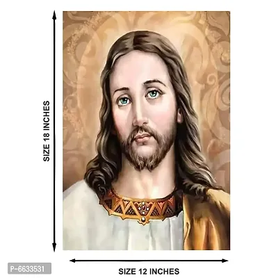 Voorkoms Heart of Jesus |Christian God Sunboard Jesus Poster Jesus Love Religious Poster-thumb2