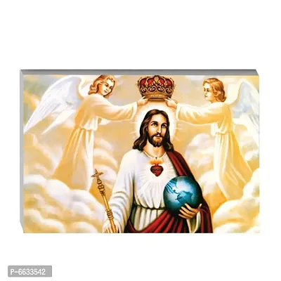 Voorkoms Jesus Love Angel Laminated Sunboard Gods Christian Wall Poster For Living Room Home Deacute;cor