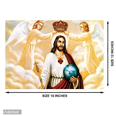 Voorkoms Jesus Love Angel Laminated Sunboard Gods Christian Wall Poster For Living Room Home Deacute;cor-thumb2