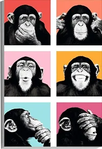 Voorkoms Chimpanzee Wall Decals Animals Monkey Sunboard Vinyl Decal Sticker Deacute;cor-thumb2