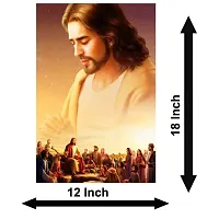 Voorkoms Jesus with People Christian Sunboard Religion Jesus Christ for Room House-thumb1