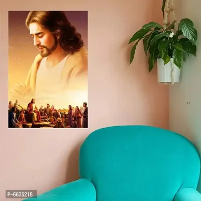 Voorkoms Jesus with People Christian Sunboard Religion Jesus Christ for Room House-thumb3