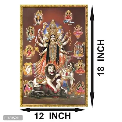 Voorkoms Decor Villa Durga Mata Ji Sunboard Gods For Living Room Home Deacute;cor Sunboard-thumb2