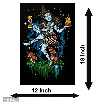 Voorkoms Tandav Dancing Lord Shiva Sunboard Fully Waterproof with High Gloss Lamination-thumb2