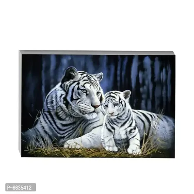 Voorkoms White Tiger Animal Sunboard Poster For Wall Poster Home Decor Poster and Office Decor