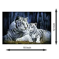 Voorkoms White Tiger Animal Sunboard Poster For Wall Poster Home Decor Poster and Office Decor-thumb1