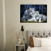 Voorkoms White Tiger Animal Sunboard Poster For Wall Poster Home Decor Poster and Office Decor-thumb2