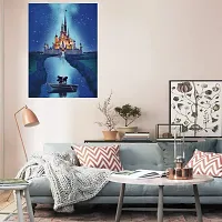 Voorkoms Sticker Art Prints Sunboard and Poster Tower Castle Sticker Painting Wall Picture Kids-thumb2