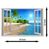 Voorkoms Natures Waterfalls Sea View Sunboard Window Sunboard for Home Deacute;cor-thumb1