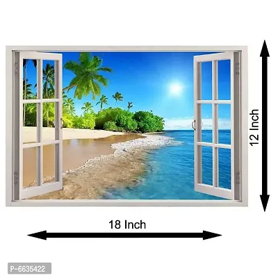 Voorkoms Natures Waterfalls Sea View Sunboard Window Sunboard for Home Deacute;cor-thumb2