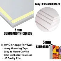 Voorkoms Lord Buddha with Shank Sunboard Meditation wall deacute;cor sticker for Living Room, Bedroom, Office-thumb4