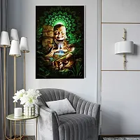 Voorkoms  Laughter Buddha Sunboard Religious Poster Laughter Buddha Wall Poster for Room, Bedroom, Door, Office Sunboard-thumb2