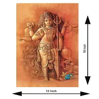 Voorkoms Lord Shiv ji Sunboard Religious Wall Decor Sticker For Living Room, Bedroom, Office Sunboard-thumb1