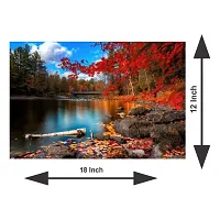 Voorkoms Generic Vinyl Sunboard Landscapes Poster Sunboard l Waterproof Vinyl Sticker Poster for Home Decor, Office, Hall, Living Room-thumb1