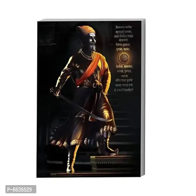 Voorkoms Shivaji Maharaj Sunboard Vinyl Sunboard Living Room Home Office