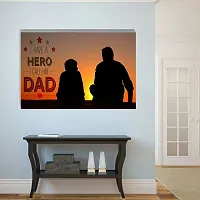 Voorkoms New Best Poster Sunboard I Have a Hero. I Call Him Dad with Stylish Sunboard Home Deacute;cor Poster For Living Room-thumb2