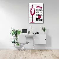 Voorkoms Bar Quotes Wine Sunboard Improves Poster Sunboard for Living Room Home 12x18 Inch-thumb2