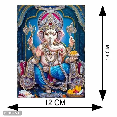 Voorkoms  Lord Ganesha Sunboard Poster God Contrast HD Printed Picture/Wall Decor Sunboard for Living Room Home-thumb2