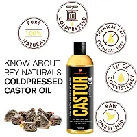 Voorkoms Castor Oil for Skin Care, Hair Growth (Arandi Oil) | Premium Cold Pressed | Moisturising Dry Skin, Nails, Eyelash | Pure  Virgin Grade &ndash; 200ml-thumb4