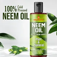 Voorkoms Multipurpose Pure Neem Oil for Hair  Skin - Remove pimples, acne and cure any fungal infection from skin - Best mosquito  Bugs Repellent Spray On Plants  Garden 200 ml-thumb1