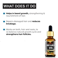 Beard and Hair Growth Oil - 30 ml faster beard growth and thicker looking beard Beard Oil Patchy and Uneven Beard-thumb1