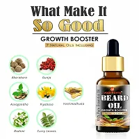 Beard and Hair Growth Oil - 30 ml faster beard growth and thicker looking beard Beard Oil Patchy and Uneven Beard-thumb2