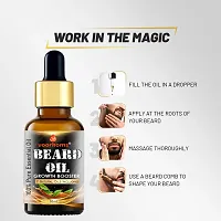 Beard and Hair Growth Oil - 30 ml faster beard growth and thicker looking beard Beard Oil Patchy and Uneven Beard-thumb4