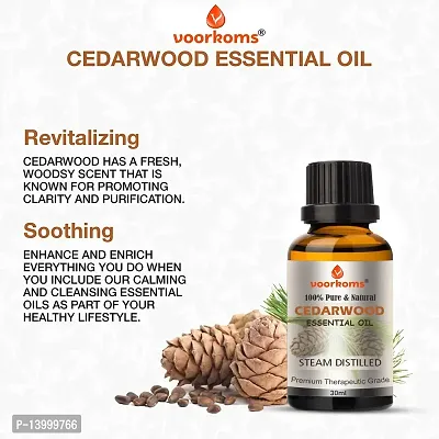 Naturals Pure Natural Cedarwood Essential Oil for Undiluted for Skin, Hair Aromatherapy 60ML Pack of 2-thumb2