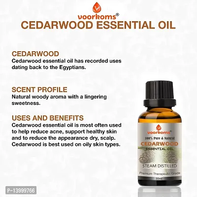 Naturals Pure Natural Cedarwood Essential Oil for Undiluted for Skin, Hair Aromatherapy 60ML Pack of 2-thumb4