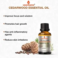 Naturals Pure Natural Cedarwood Essential Oil for Undiluted for Skin, Hair Aromatherapy 60ML Pack of 2-thumb2