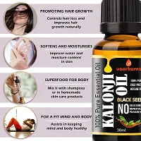 Voorkoms Blackseed Oil Cold Pressed | 100% Pure Premium Cold Pressed Kalonji Oil for Hair Growth,Skin care | Virgin Grade  120ml Pack of 4-thumb3