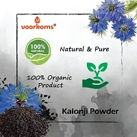 Voorkoms Kalonji(Black Cumin) Powder - Skin Toning, Anti-Ageing, Blackhead Removal, 100g Anti Acne  Pimple Free, Deep Cleansing, Skin Face Pack-thumb2