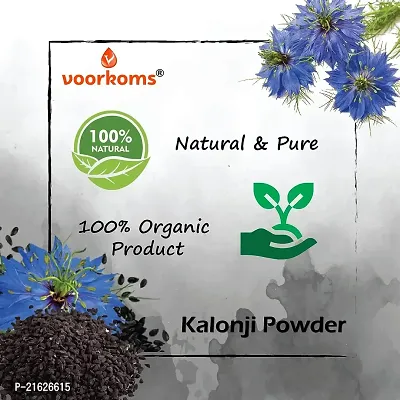 Voorkoms Kalonji(Black Cumin) Powder - Skin Toning, Anti-Ageing, Blackhead Removal, 100g Anti Acne  Pimple Free, Deep Cleansing, Skin Face Pack-thumb3