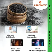 Voorkoms Kalonji(Black Cumin) Powder - Skin Toning, Anti-Ageing, Blackhead Removal, 100g Anti Acne  Pimple Free, Deep Cleansing, Skin Face Pack-thumb3