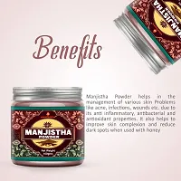 Voorkoms Natural Organic Manjistha (Rubia Cordifolia) Powder || 100 Gm || Ayurvedic Herbal Powder || For Hair,Face,Internal Consume-thumb2